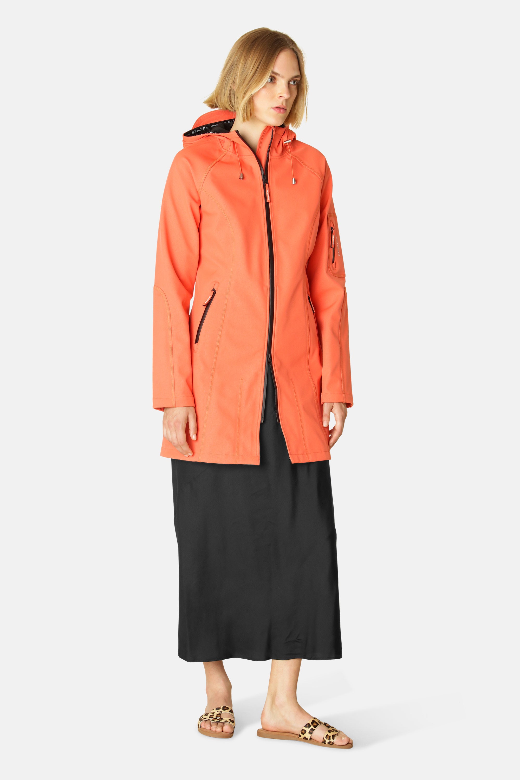 Softshell Regnjakke - Hot Orange